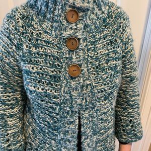 Free People Sweater, lg accent buttons